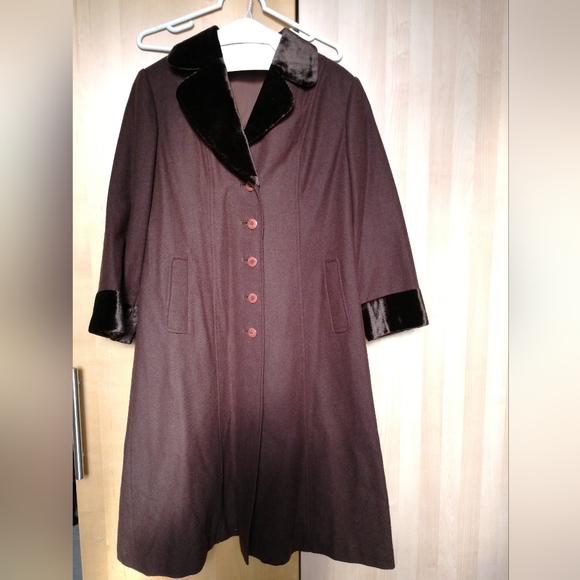 Vintage wool coat women size S-M - Picture 6 of 10